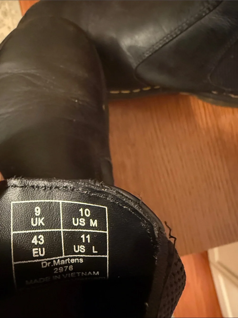 Black Chelsea Boots with Yellow Stitching